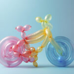 balloon twist shaped like bike