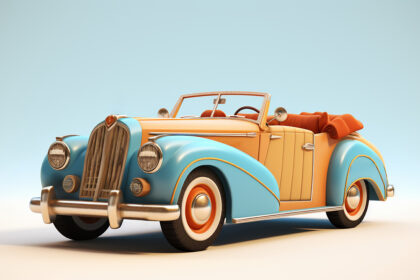 view 3d car model 1